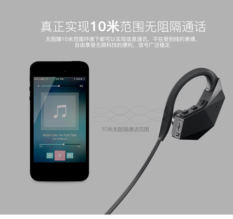 Waterproof Bluetooth headphone5